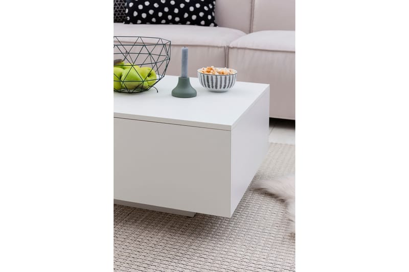 Golnick Soffbord 60 cm med Förvaring - Vit - Möbler - Vardagsrum - Soffbord & vardagsrumsbord - Soffbord