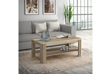 Gomon Soffbord 110 cm med Förvaring Hylla - Brun - Möbler - Vardagsrum - Soffbord & vardagsrumsbord - Soffbord