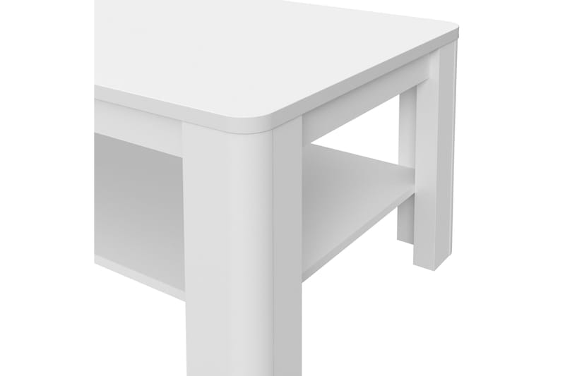 Gowhole Soffbord 110 cm med Förvaring Hylla - Vit - Möbler - Vardagsrum - Soffbord & vardagsrumsbord - Soffbord