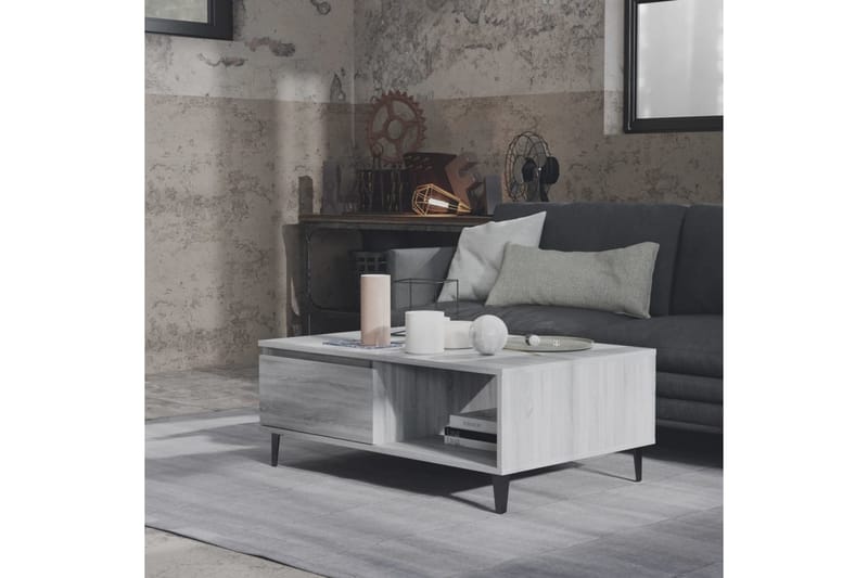 Soffbord grå sonoma 90x60x35 cm spånskiva - Grå - Möbler - Vardagsrum - Soffbord & vardagsrumsbord - Soffbord