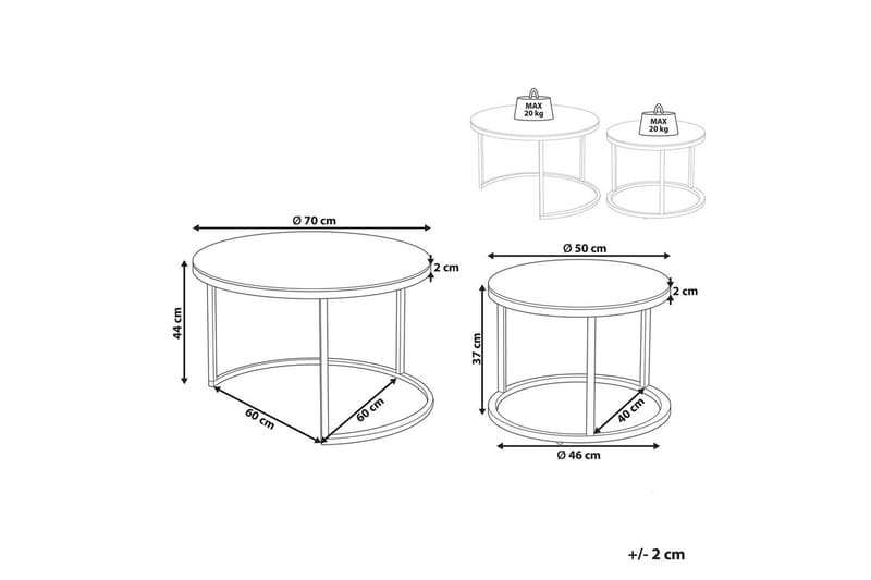 Soffbord Grange - Möbler - Vardagsrum - Soffbord & vardagsrumsbord - Satsbord