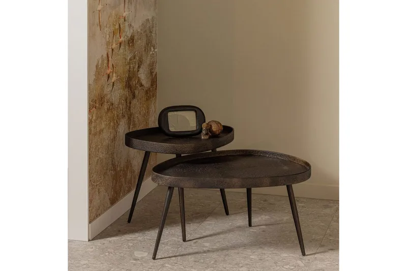 Soffbord Grov uppsättning av 2 - Möbler - Vardagsrum - Soffbord & vardagsrumsbord - Satsbord