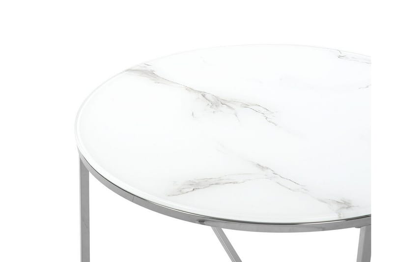 Gruenewald Soffbord Marmoreffekt - Vit - Möbler - Vardagsrum - Soffbord & vardagsrumsbord - Soffbord