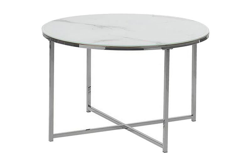 Gruenewald Soffbord Marmoreffekt, Vit