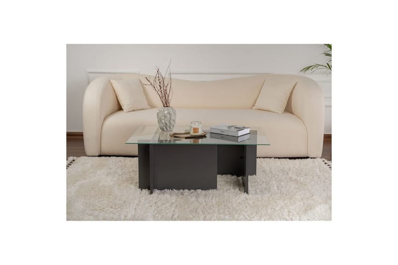 Soffbord Haruto Antracit - Antracit - Möbler - Vardagsrum - Soffbord & vardagsrumsbord - Soffbord