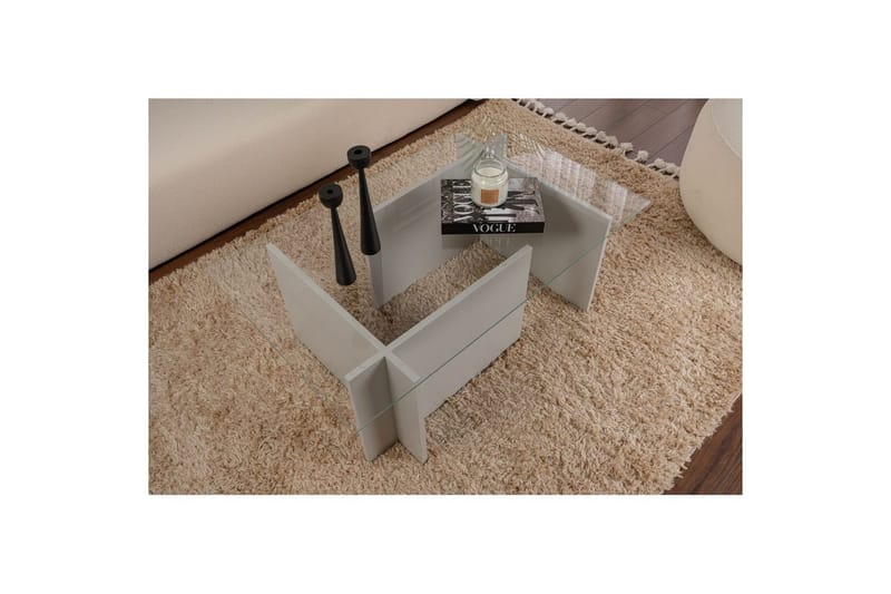 Soffbord Haruto Grå - Grå - Möbler - Vardagsrum - Soffbord & vardagsrumsbord - Soffbord