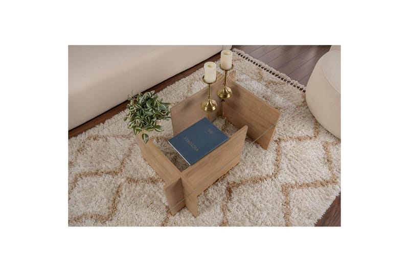 Soffbord Haruto Honey Oak - Honey Oak - Möbler - Vardagsrum - Soffbord & vardagsrumsbord - Soffbord