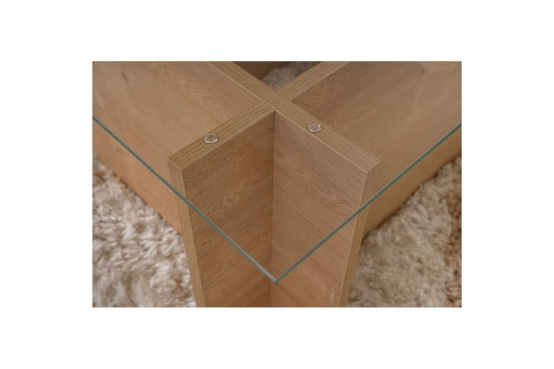 Soffbord Haruto Honey Oak - Honey Oak - Möbler - Vardagsrum - Soffbord & vardagsrumsbord - Soffbord