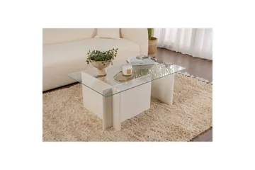 Soffbord Haruto Trä Vit - Trä Vit - Möbler - Vardagsrum - Soffbord & vardagsrumsbord - Soffbord