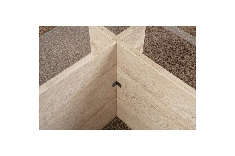 Soffbord Haruto Travertin - Travertin - Möbler - Vardagsrum - Soffbord & vardagsrumsbord - Soffbord