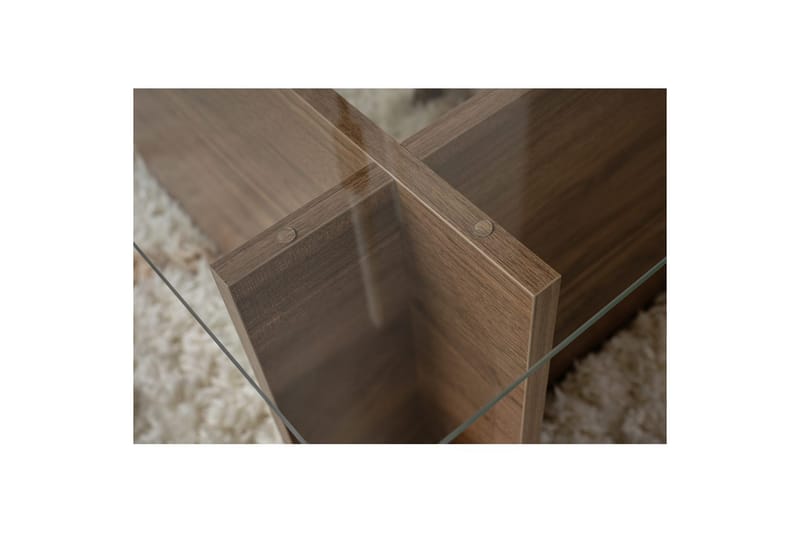 Soffbord Haruto Valnöt - Valnöt - Möbler - Vardagsrum - Soffbord & vardagsrumsbord - Soffbord