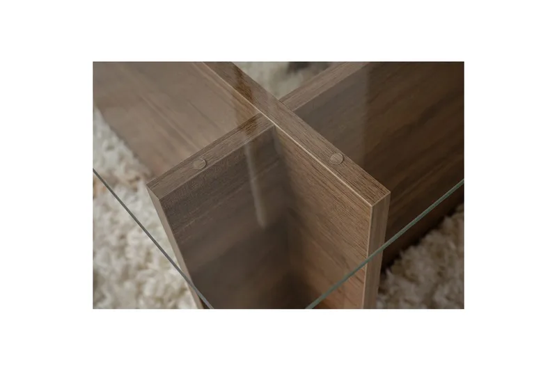 Soffbord Haruto Valnöt - Valnöt - Möbler - Vardagsrum - Soffbord & vardagsrumsbord - Soffbord