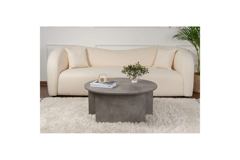 Soffbord Haruya Betonggrå - Betonggrå - Möbler - Vardagsrum - Soffbord & vardagsrumsbord - Satsbord