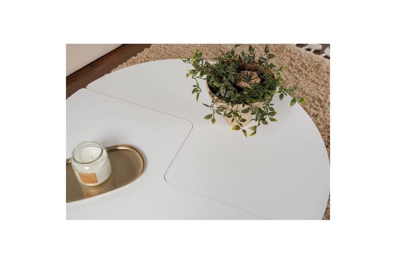 Soffbord Haruya Naturlig Vit - Naturlig Vit - Möbler - Vardagsrum - Soffbord & vardagsrumsbord - Satsbord