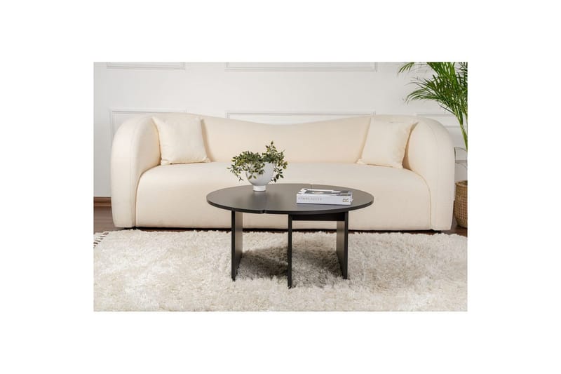 Soffbord Haruya Trä Svart - Trä Svart - Möbler - Vardagsrum - Soffbord & vardagsrumsbord - Satsbord