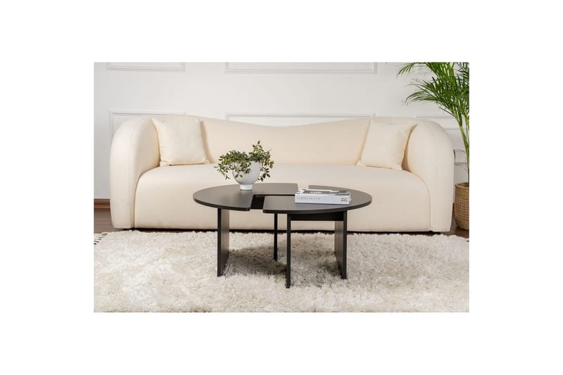 Soffbord Haruya Trä Svart - Trä Svart - Möbler - Vardagsrum - Soffbord & vardagsrumsbord - Satsbord