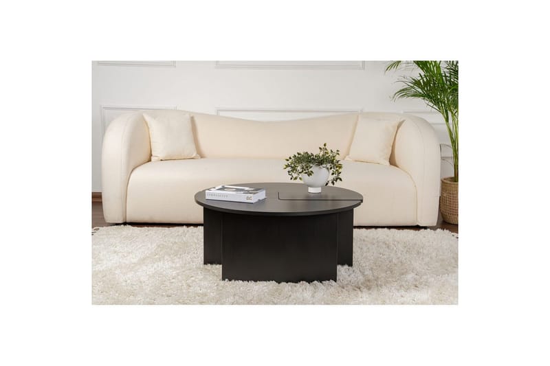 Soffbord Haruya Trä Svart - Trä Svart - Möbler - Vardagsrum - Soffbord & vardagsrumsbord - Satsbord