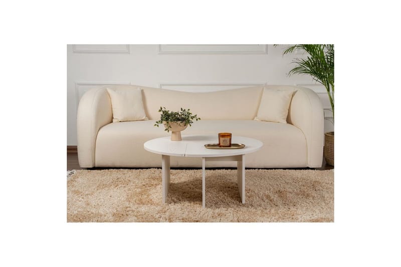 Soffbord Haruya Trä Vit - Trä Vit - Möbler - Vardagsrum - Soffbord & vardagsrumsbord - Satsbord