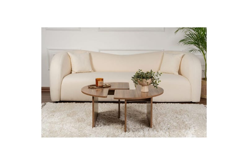 Soffbord Haruya Valnöt - Valnöt - Möbler - Vardagsrum - Soffbord & vardagsrumsbord - Satsbord