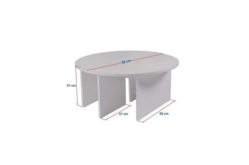 Soffbord Haruya Valnöt - Valnöt - Möbler - Vardagsrum - Soffbord & vardagsrumsbord - Satsbord