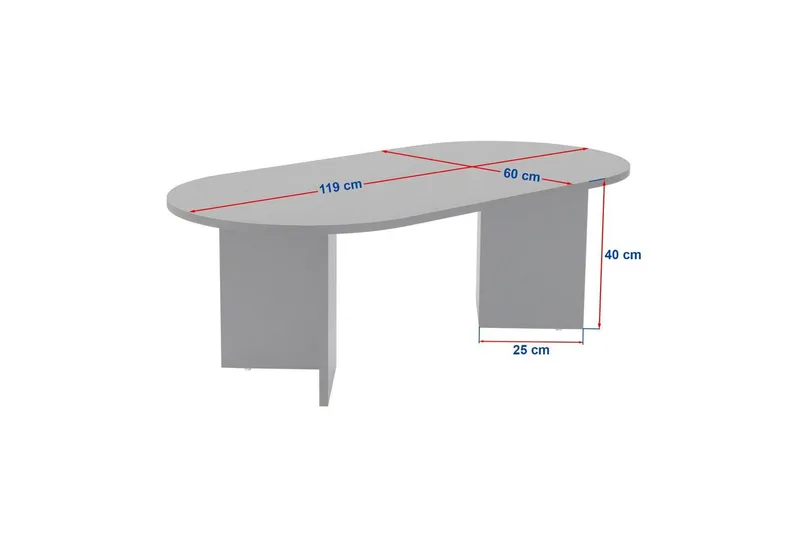 Soffbord Hasina Travertin - Travertin - Möbler - Vardagsrum - Soffbord & vardagsrumsbord - Soffbord