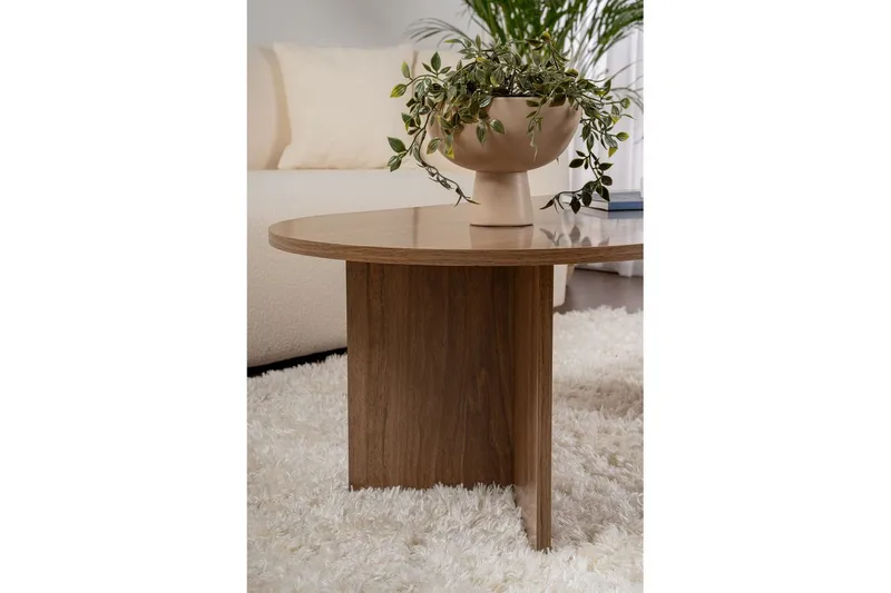 Soffbord Hasina Valnöt - Valnöt - Möbler - Vardagsrum - Soffbord & vardagsrumsbord - Soffbord