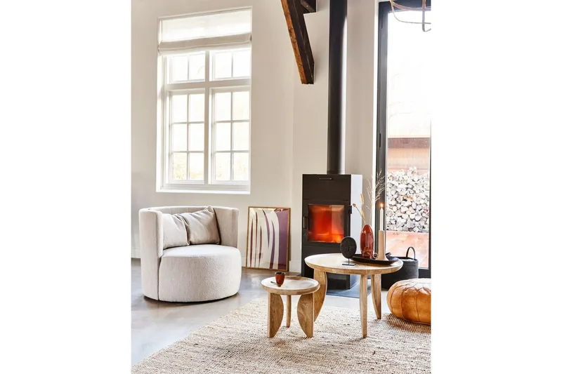 Soffbord Höga klackar set om 2 - Naturell - Möbler - Vardagsrum - Soffbord & vardagsrumsbord - Satsbord