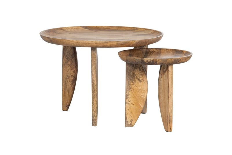 Soffbord Höga klackar set om 2 - Naturell - Möbler - Vardagsrum - Soffbord & vardagsrumsbord - Satsbord