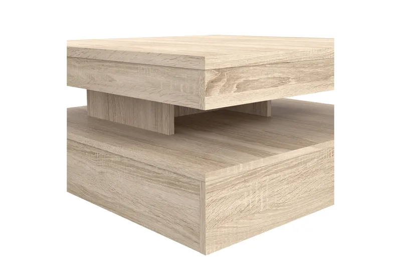 Holmeswood Soffbord 78 cm med Förvaring Hylla - Brun - Möbler - Vardagsrum - Soffbord & vardagsrumsbord - Soffbord