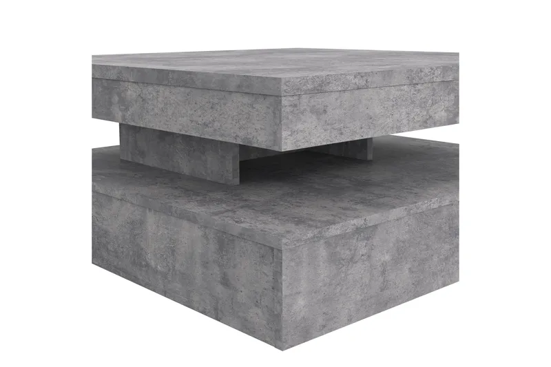 Holmeswood Soffbord 78 cm med Förvaring Hylla - Ljusgrå - Möbler - Vardagsrum - Soffbord & vardagsrumsbord - Soffbord