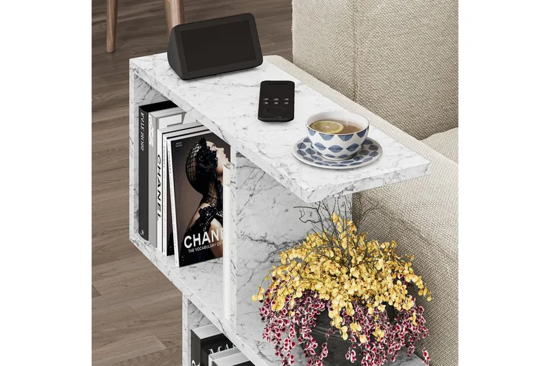 Soffbord Homemania Carraramarmor - Carraramarmor - Möbler - Vardagsrum - Soffbord & vardagsrumsbord - Marmorbord