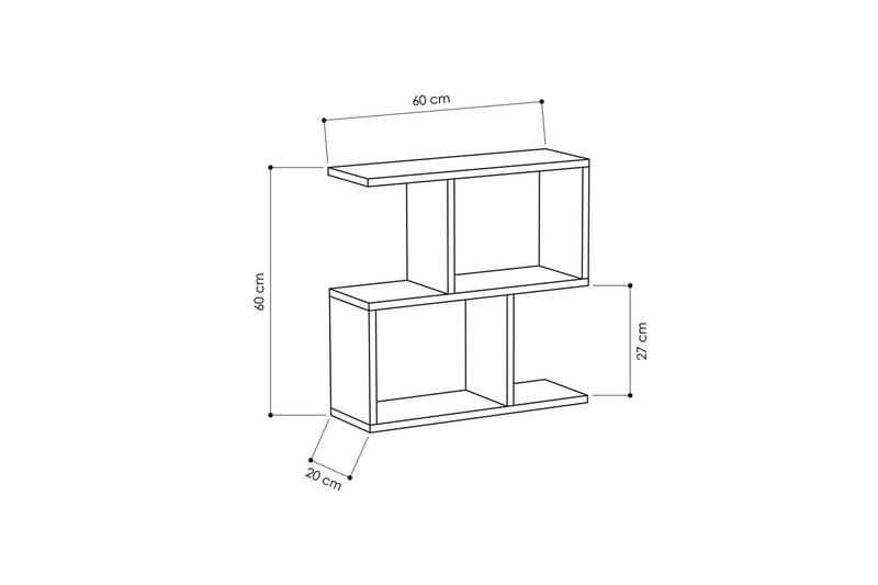 Soffbord Homemania Trä / Svart - Trä / Svart - Möbler - Vardagsrum - Soffbord & vardagsrumsbord - Soffbord
