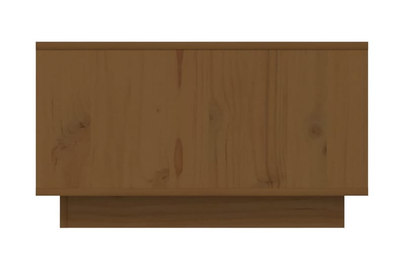 Soffbord honungsbrun 55x56x32 cm massiv furu - Brun - Soffbord - Bord