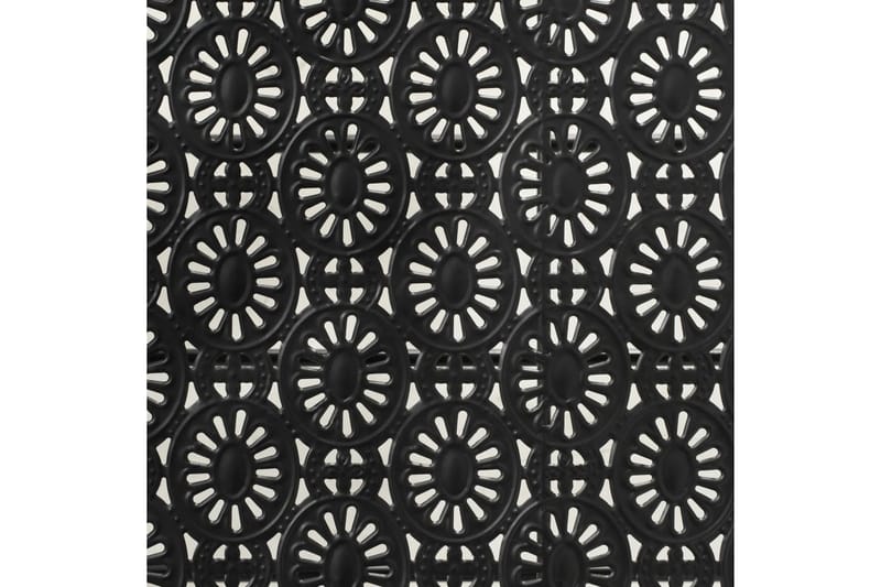 Hopfällbart soffbord vintage stil metall 100x50x45 cm svart - Svart - Möbler - Vardagsrum - Soffbord & vardagsrumsbord - Soffbord