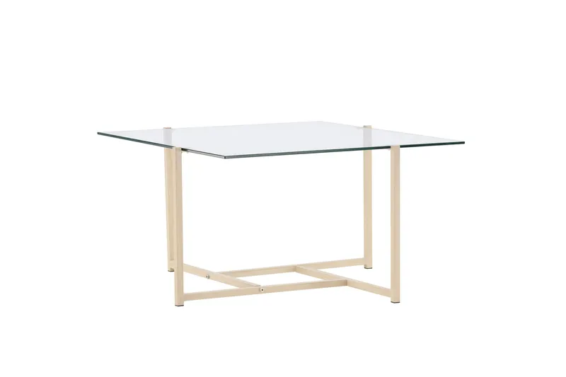 Hybrid Soffbord 80x80 cm - Transparent - Möbler - Vardagsrum - Soffbord & vardagsrumsbord - Soffbord