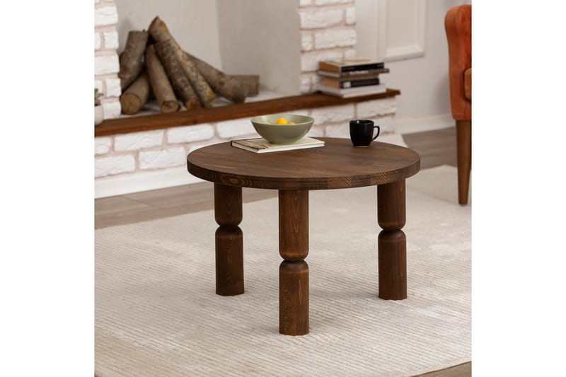 Ida Soffbord 60 cm - Valnöt - Möbler - Vardagsrum - Soffbord & vardagsrumsbord - Soffbord