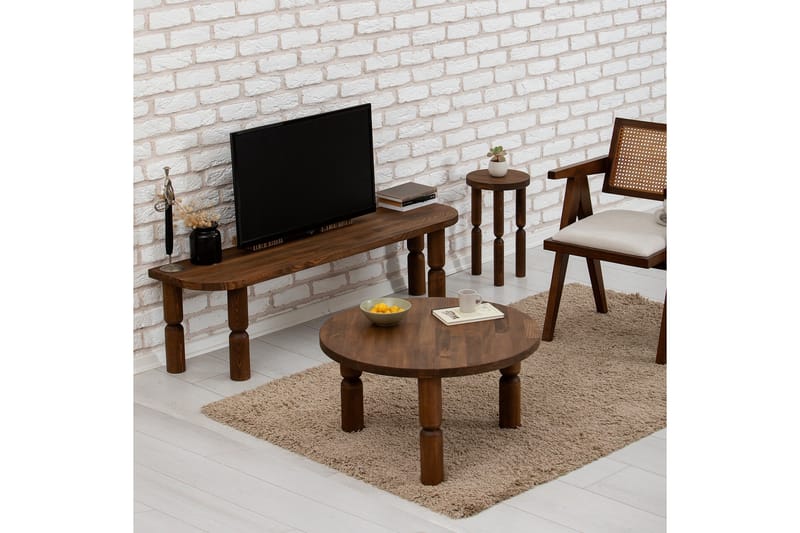 Ida Soffbord 60 cm - Valnöt - Möbler - Vardagsrum - Soffbord & vardagsrumsbord - Soffbord