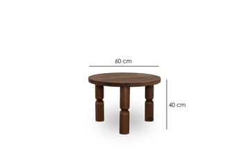 Ida Soffbord 60 cm - Valnöt - Möbler - Vardagsrum - Soffbord & vardagsrumsbord - Soffbord