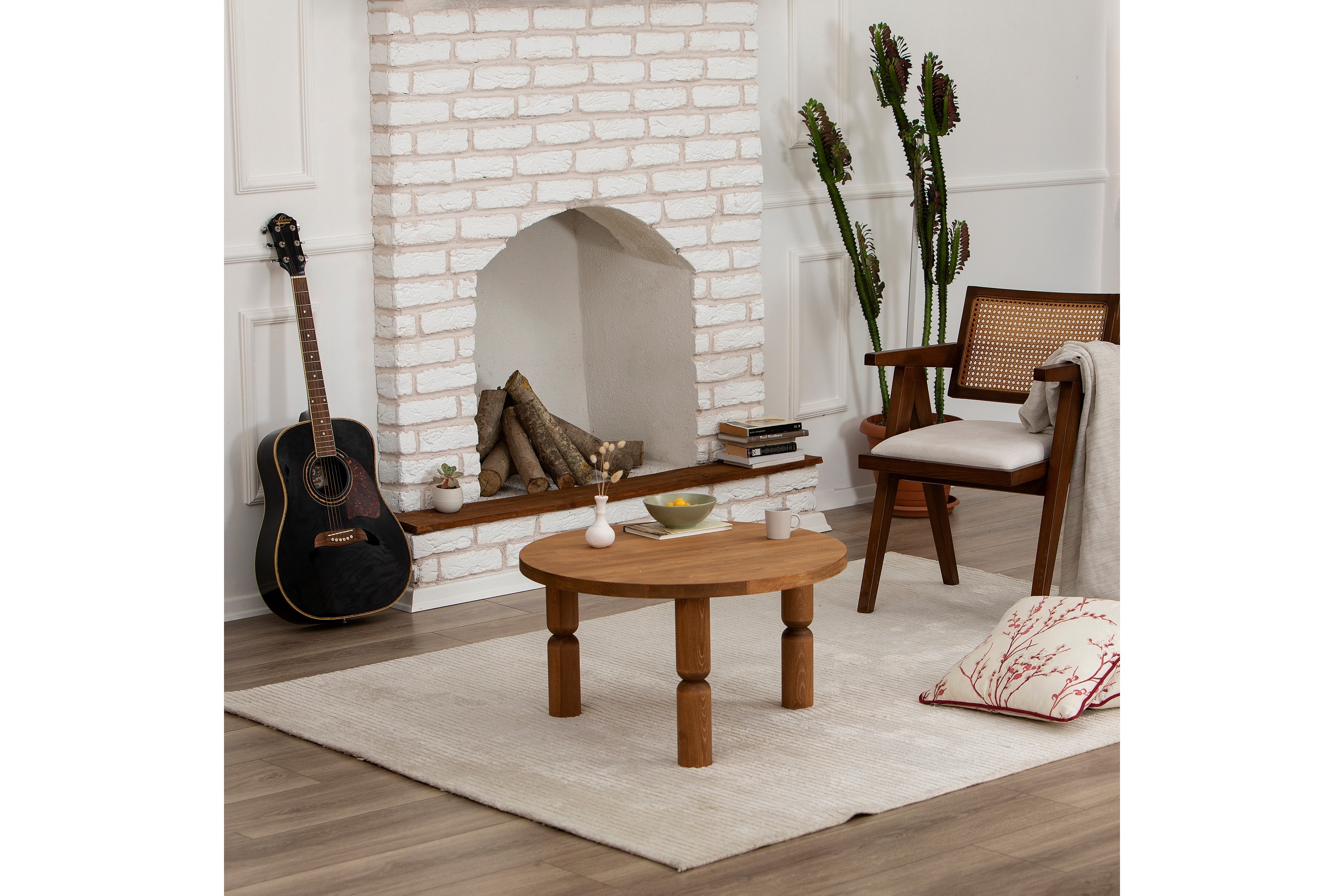 ida soffbord 70 cm brun -