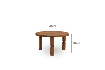 Ida Soffbord 70 cm - Brun - Möbler - Vardagsrum - Soffbord & vardagsrumsbord - Soffbord
