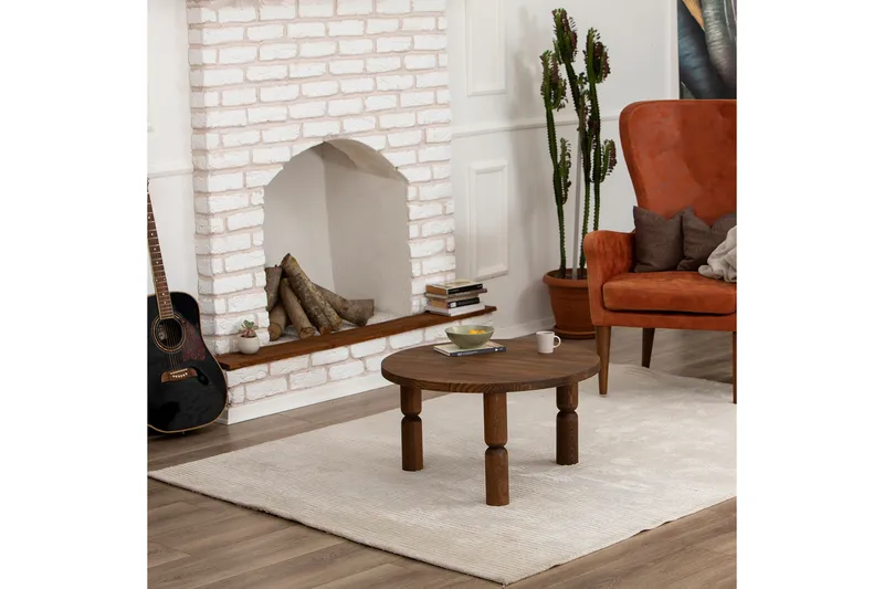 Ida Soffbord 70 cm - Valnöt - Möbler - Vardagsrum - Soffbord & vardagsrumsbord - Soffbord