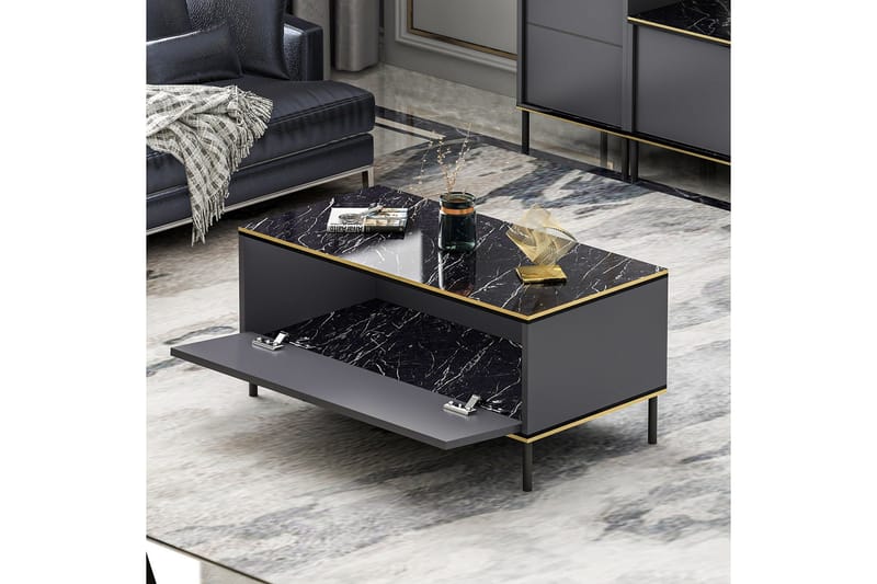 Imaj Soffbord 90 cm - Antracit - Möbler - Vardagsrum - Soffbord & vardagsrumsbord - Soffbord