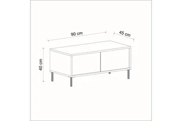 Imaj Soffbord 90 cm - Antracit - Möbler - Vardagsrum - Soffbord & vardagsrumsbord - Soffbord