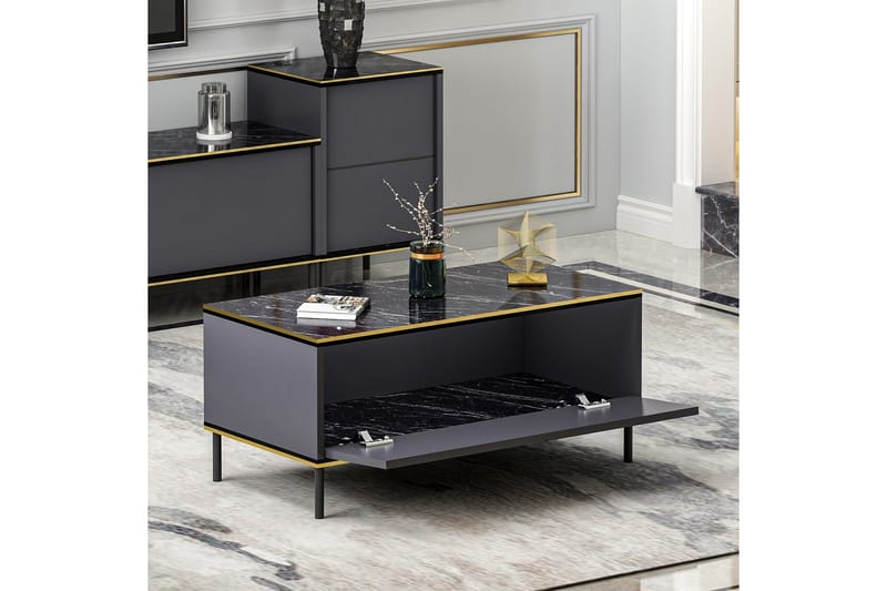 Imaj Soffbord 90 cm - Antracit - Möbler - Vardagsrum - Soffbord & vardagsrumsbord - Soffbord