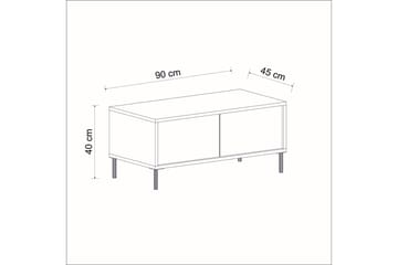 Imaj Soffbord 90 cm - Vit - Möbler - Vardagsrum - Soffbord & vardagsrumsbord - Soffbord