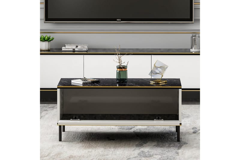 Imaj Soffbord 90 cm - Vit - Möbler - Vardagsrum - Soffbord & vardagsrumsbord - Soffbord