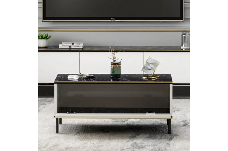 Imaj Soffbord 90 cm - Vit - Möbler - Vardagsrum - Soffbord & vardagsrumsbord - Soffbord