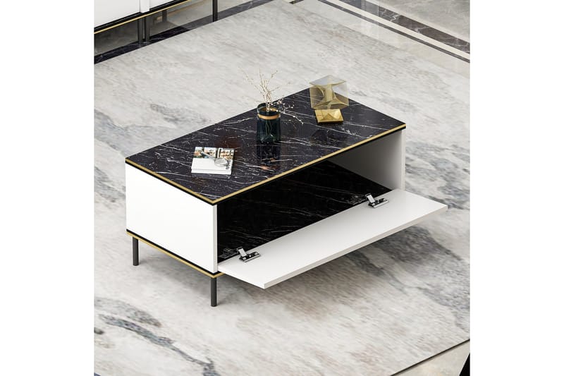 Imaj Soffbord 90 cm - Vit - Möbler - Vardagsrum - Soffbord & vardagsrumsbord - Soffbord