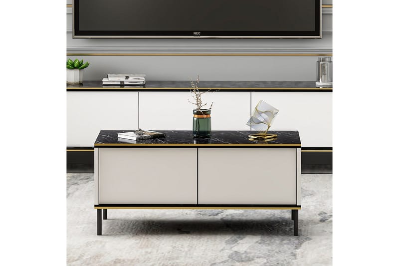 Imaj Soffbord 90 cm - Vit - Möbler - Vardagsrum - Soffbord & vardagsrumsbord - Soffbord