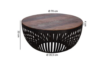 Ireene Soffbord 70 cm - Flerfärgad - Möbler - Vardagsrum - Soffbord & vardagsrumsbord - Soffbord